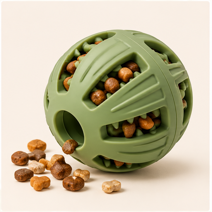 CozyWag treat dispensing dog ball